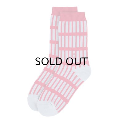 画像1: C.E (STRUCTURE SOCKS) RED