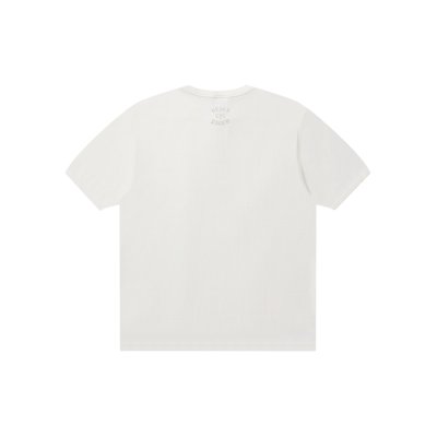 画像2: BLACK EYE PATCH (OE COLLEGE HENLEY TEE) OFF WHITE