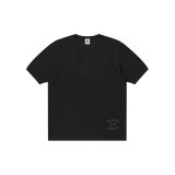 BLACK EYE PATCH (OE COLLEGE HENLEY TEE) BLACK