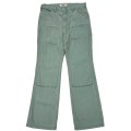 DAIRIKU ("FLARE" VINTAGE WASH PAINTER CHINO PANTS) MINT GREEN