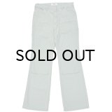 DAIRIKU ("FLARE" VINTAGE WASH PAINTER CHINO PANTS) MINT GREEN