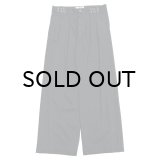 DAIRIKU ("WIDE" TWO TUCK CHINO PANTS) BLACK