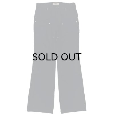 画像1: DAIRIKU ("FLARE" VINTAGE WASH PAINTER CHINO PANTS) BLACK