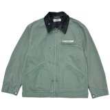 DAIRIKU ("DAIRIKU WORK WEAR" VINTAGE WASH JACKET) MINT GREEN