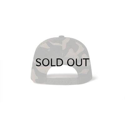 画像2: BLACK EYE PATCH (LEATHER PATCHED MESH CAP) D.CAMO