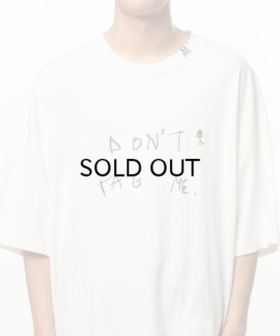 画像2: Maison MIHARA YASUHIRO (Don't Tag Me. Printed T-shirt) WHITE