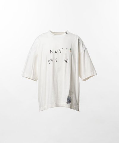 画像1: Maison MIHARA YASUHIRO (Don't Tag Me. Printed T-shirt) WHITE