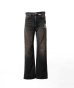 画像1: Maison MIHARA YASUHIRO (Flared Denim Pants) BLACK (1)
