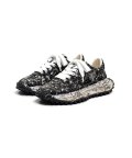 Maison MIHARA YASUHIRO ("LARRY" SPUTTERING LOW-TOP SNEAKERS) BLACK