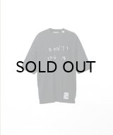 Maison MIHARA YASUHIRO (Don't Tag Me. Printed T-shirt) BLACK