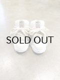 Maison MIHARA YASUHIRO ("WAYNE" PUFFER PATTERNED LACE LOW-TOP SNEAKERS) WHITE