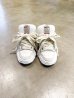 画像1: Maison MIHARA YASUHIRO ("WAYNE" PUFFER PATTERNED LACE LOW-TOP SNEAKERS) WHITE (1)