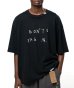 画像2: Maison MIHARA YASUHIRO (Don't Tag Me. Printed T-shirt) BLACK (2)