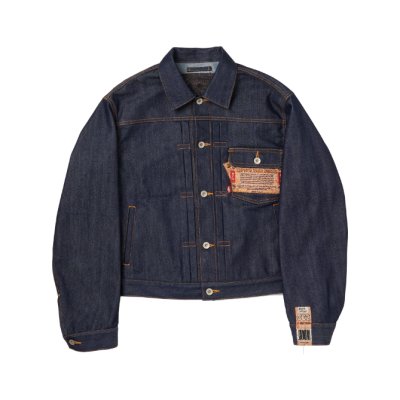 画像1: doublet (AIR YARN RAW DENIM JACKET) INDIGO