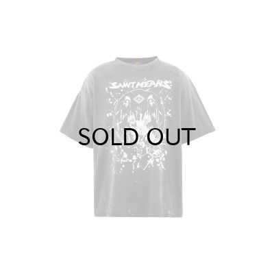 画像1: SAINT Mxxxxxx (BKM_SS T-SHIRT_SAINT MEANS) BLACK