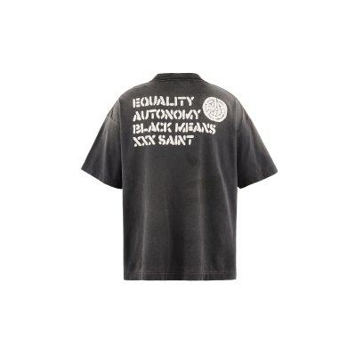 画像2: SAINT Mxxxxxx (BKM_SS T-SHIRT_PEACE) BLACK