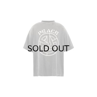 画像1: SAINT Mxxxxxx (BKM_SS T-SHIRT_PEACE) BLACK