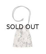 WACKO MARIA (DIGTAL CAMO DRAWSTRING BAG) BEIGE