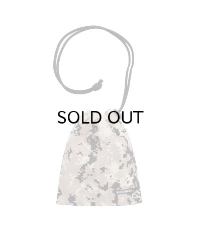 画像1: WACKO MARIA (DIGTAL CAMO DRAWSTRING BAG) BEIGE