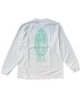 画像1: WACKO MARIA (WASHED HEAVY WEIGHT LONG SLEEVE T-SHIRT) WHITE (1)