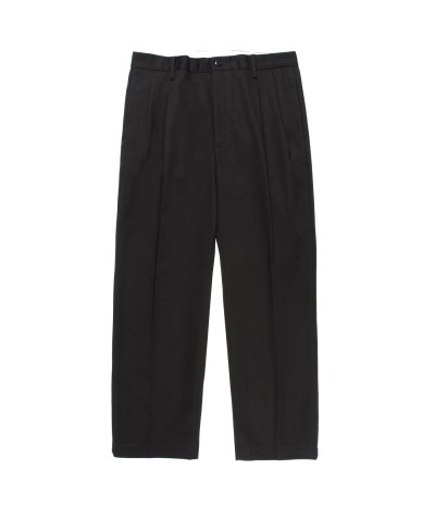 画像2: WACKO MARIA (DOUBLE PLEATED CHINO TROUSERS) BLACK