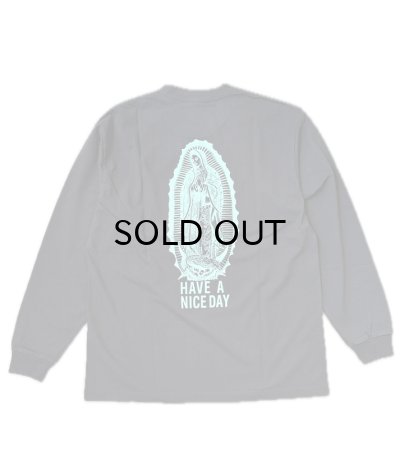 画像1: WACKO MARIA (WASHED HEAVY WEIGHT LONG SLEEVE T-SHIRT) BLACK