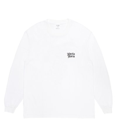 画像2: WACKO MARIA (WASHED HEAVY WEIGHT LONG SLEEVE T-SHIRT) WHITE