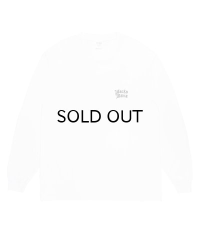 画像2: WACKO MARIA (WASHED HEAVY WEIGHT LONG SLEEVE T-SHIRT) WHITE