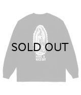 WACKO MARIA (WASHED HEAVY WEIGHT LONG SLEEVE T-SHIRT) BLACK