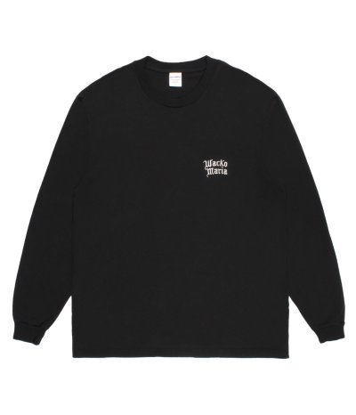 画像2: WACKO MARIA (WASHED HEAVY WEIGHT LONG SLEEVE T-SHIRT) BLACK