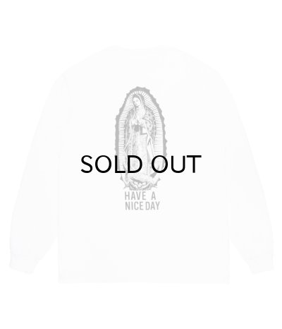 画像1: WACKO MARIA (WASHED HEAVY WEIGHT LONG SLEEVE T-SHIRT) WHITE