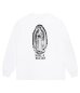 画像1: WACKO MARIA (WASHED HEAVY WEIGHT LONG SLEEVE T-SHIRT) WHITE (1)