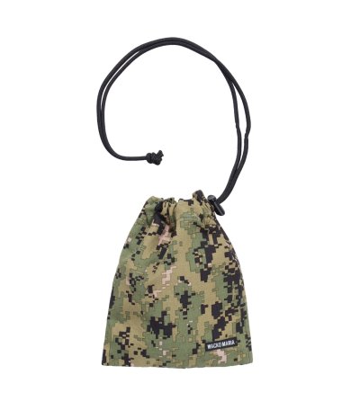 画像1: WACKO MARIA (DIGTAL CAMO DRAWSTRING BAG) KHAKI