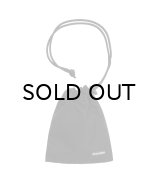WACKO MARIA (DRAWSTRING BAG) BLACK