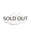 Maison MIHARA YASUHIRO ("WAYNE" PUFFER PATTERNED LACE LOW-TOP SNEAKERS) WHITE