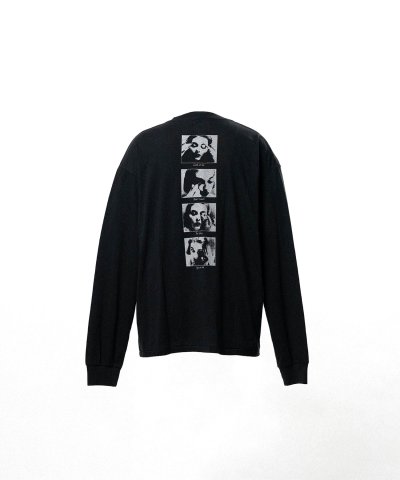 画像2: KAMIYA ("DISTORTED Girl" L/S T-shirt) BLACK