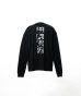 画像2: KAMIYA ("DISTORTED Girl" L/S T-shirt) BLACK (2)