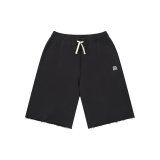 BLACK EYE PATCH (SMALL OG CUT OFF SWEAT SHORTS) BLACK