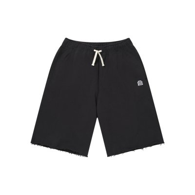 画像1: BLACK EYE PATCH (SMALL OG CUT OFF SWEAT SHORTS) BLACK