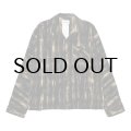 doublet (DUST FLOCKY PAJAMA SHIRT) BLACK