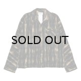doublet (DUST FLOCKY PAJAMA SHIRT) BLACK