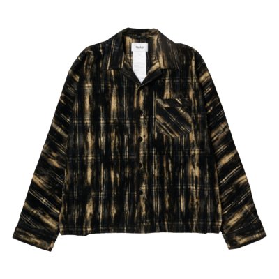 画像1: doublet (DUST FLOCKY PAJAMA SHIRT) BLACK