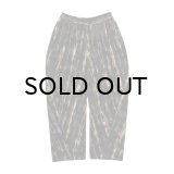 doublet (DUST FLOCKY PAJAMA PANTS) BLACK