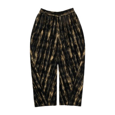 画像1: doublet (DUST FLOCKY PAJAMA PANTS) BLACK