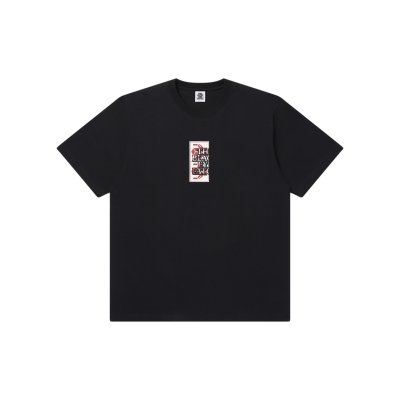 画像1: BLACK EYE PATCH (HWC GESTURE LABEL TEE) BLACK