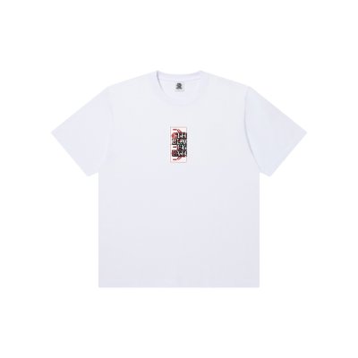 画像1: BLACK EYE PATCH (HWC GESTURE LABEL TEE) WHITE