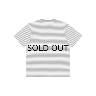 画像2: BLACK EYE PATCH (OG LABEL PATCHED STRIPE HEAVYWEIGHT TEE) WHT-BLK