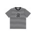 画像1: BLACK EYE PATCH (OG LABEL PATCHED STRIPE HEAVYWEIGHT TEE) WHT-BLK (1)