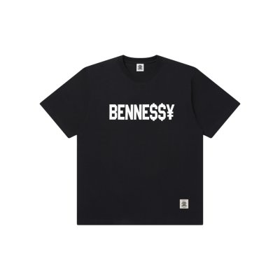 画像1: BLACK EYE PATCH (BENNESSY HEAVYWEIGHT TEE) BLACK