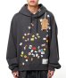画像1: Maison MIHARA YASUHIRO (Price Tag Sticker Printed Hoodie) BLACK (1)